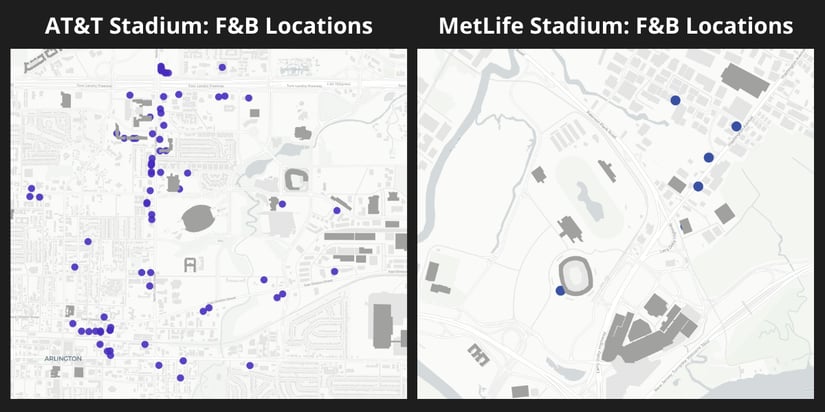AT&T Stadium vs MetLife Stadium_Chart
