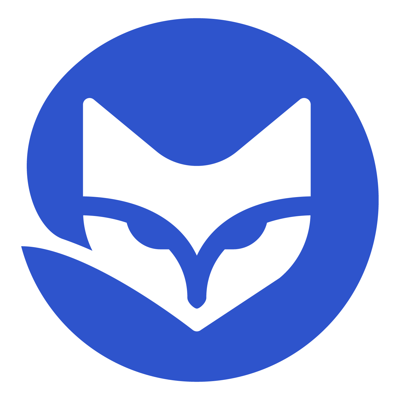 Fox Logo blue big